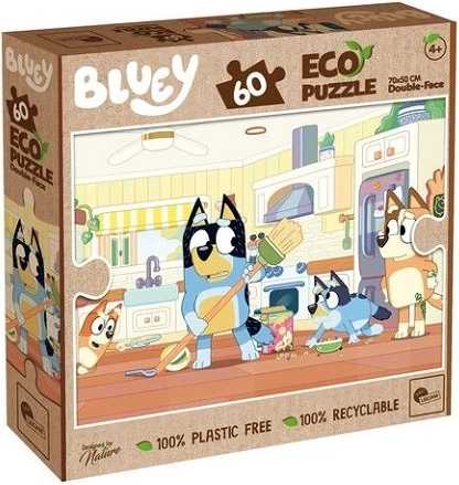 Lisciani ekologiczne puzzle dwustronne Bluey 60 elementów