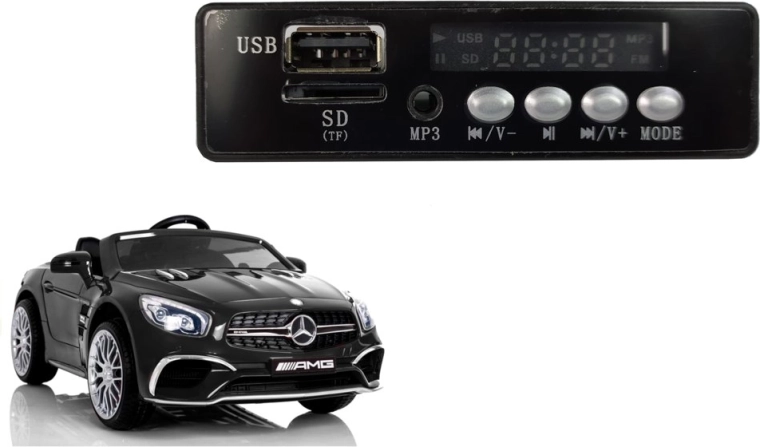 Panel muzyczny do samochodu dziecięcego MERCEDES AMG SL65 XMX602