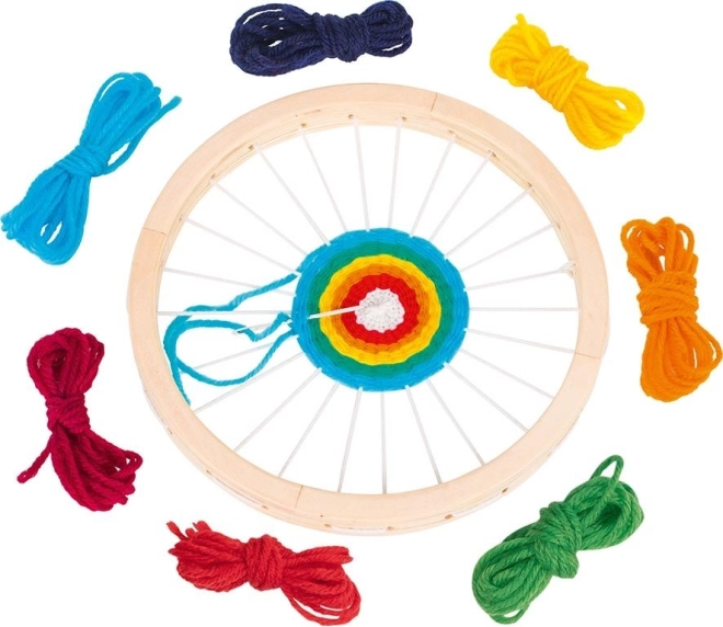 Drewniany okrągły krosno Goki