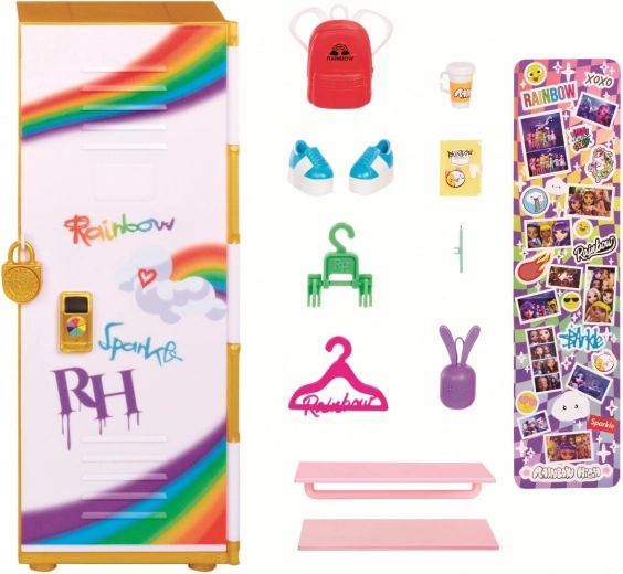 Szkolna szafeczka RAINBOW HIGH Style Locker z akcesoriami