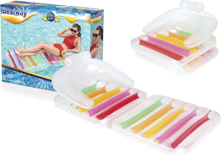 Bestway dmuchane leżak z oparciem 2 w 1