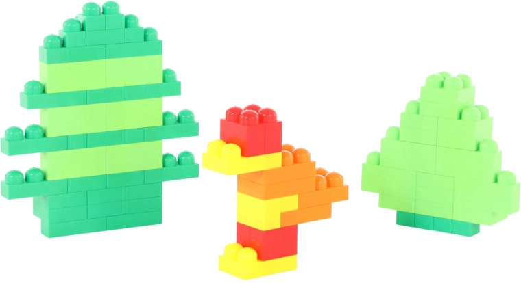 Kreatywne budowanie z drzewami i zwierzątkami