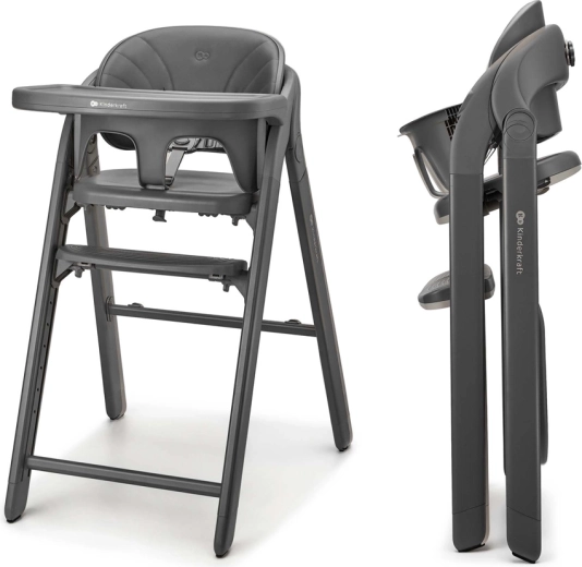 Krzesełko do karmienia Kinderkraft Tino – Szary