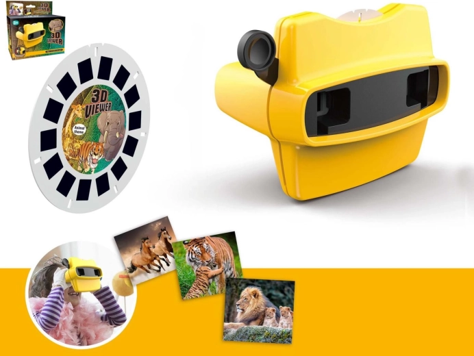 Projekcyjne okulary 3D Safari w pudełku