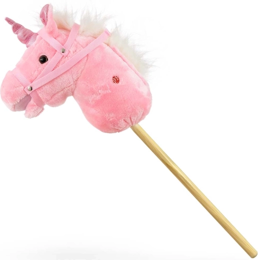 Milly Mally hobby konik na patyku różowy