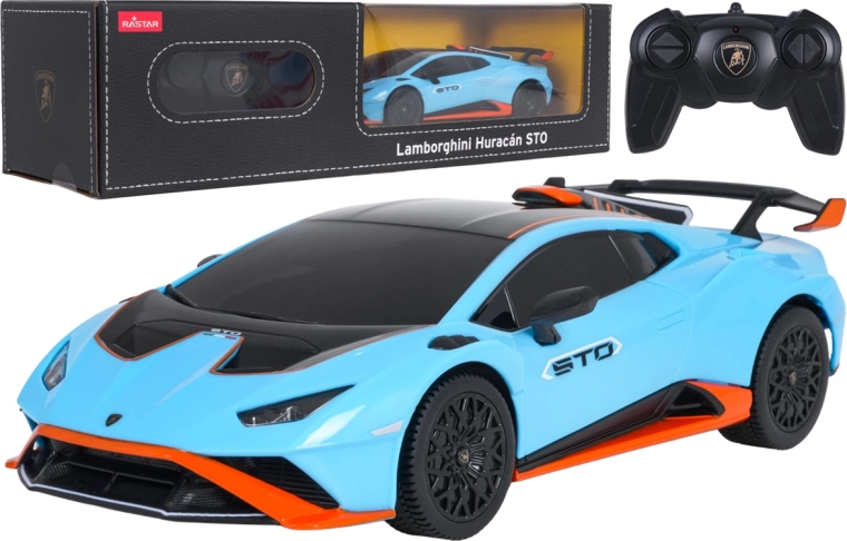Zdalnie sterowane Lamborghini Huracán STO Rastar w skali 1:24