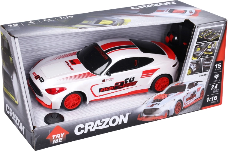 Samochód RC ACE 2 zmieniający się za pomocą pilota zdalnego sterowania, 30 cm