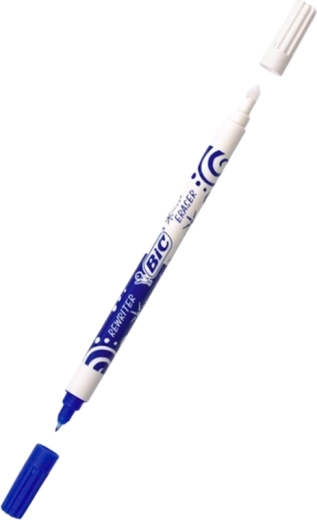 Dwustronny korektor do wymazywania atramentu BIC Ink Eater niebieski