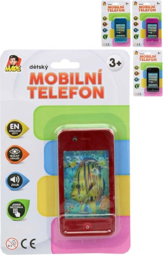 Dziecięcy inteligentny telefon komórkowy z dźwiękiem 11 cm (angielskie zdania) - 1 sztuka