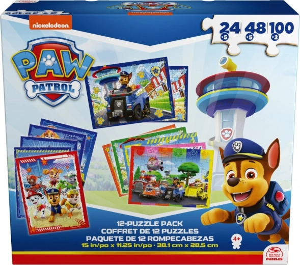 Psi Patrol Duże puzzle 12 szt.