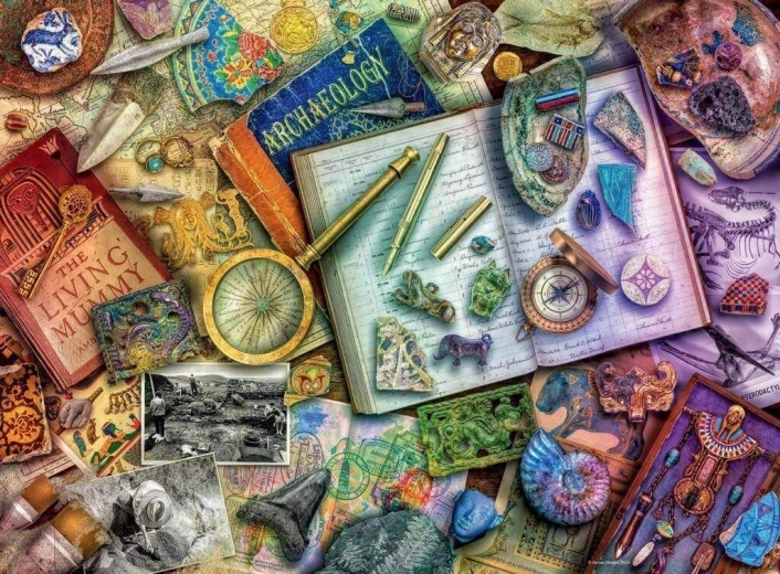 Ravensburger Puzzle Stół archeologa 500 elementów