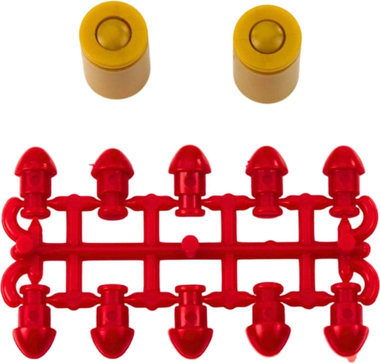 Miękkie plastikowe naboje dla bezpieczniejszej zabawy