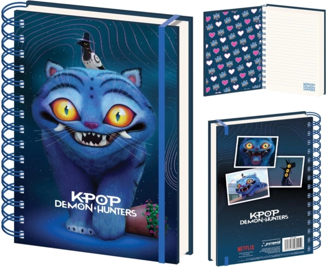 Lentikularny kołonotatnik A5 K-pop Demon Hunters Derpy Tygrysek