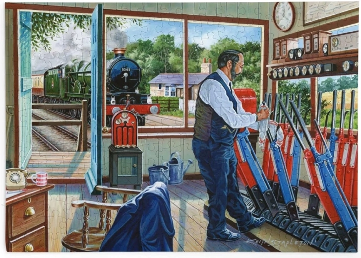 House of Puzzles Puzzle Biuro dyżurnego ruchu, 250 dużych elementów