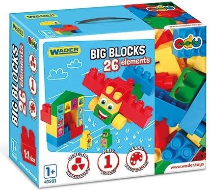 Klocki Big Blocks 26 elementów
