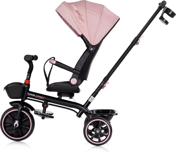 Komfort i ochrona dzięki daszkowi oraz bezpiecznemu siedzisku