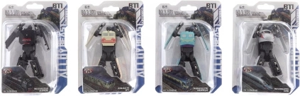 Metalowy robot pociąg