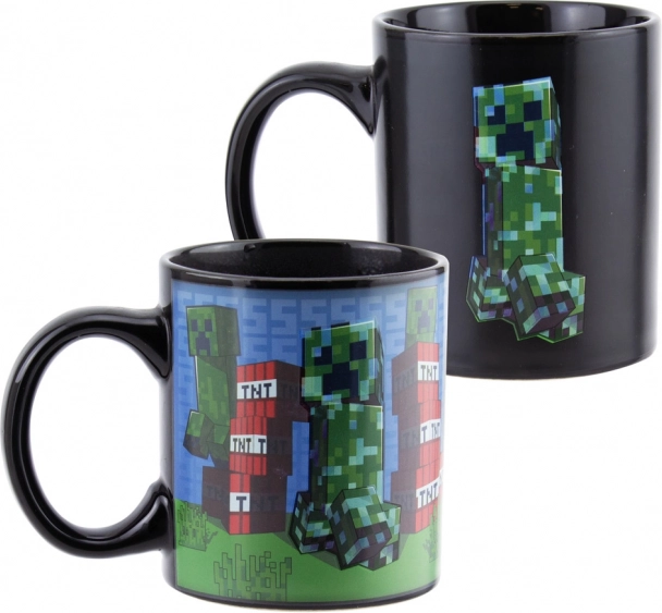 Kubek zmieniający się Minecraft Creeper 300 ml