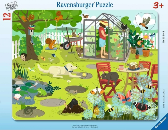 Ravensburger układanka Nasz ogród 12 elementów