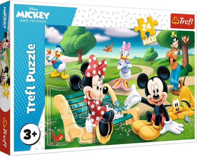 Puzzle 24 Maxi – MICKEY MOUSE i przyjaciele – TREFL