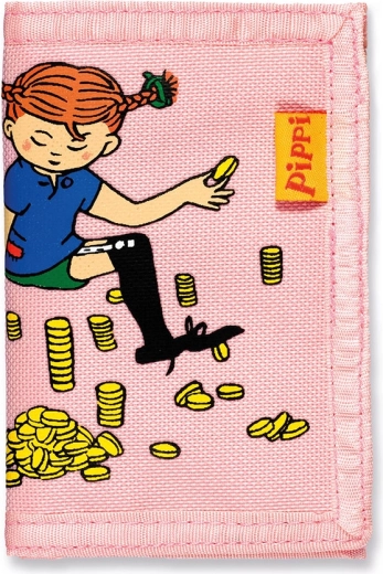 Różowy portfel dziecięcy Pippi