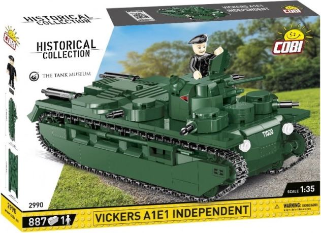 Zestaw konstrukcyjny czołgu Vickers A1E1 Independent