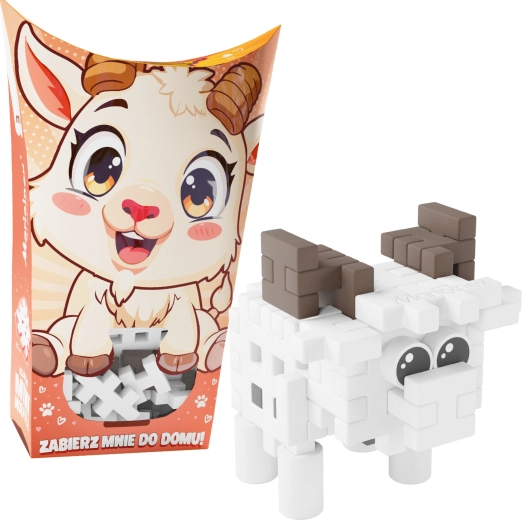 Klocki MINI WAFFLE Pocket Pets – koziołek