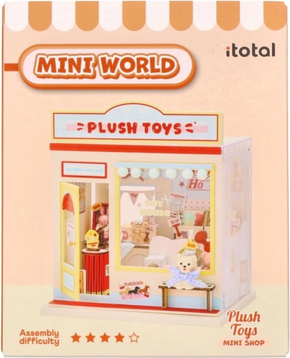 i-Total miniaturowa makieta sklepu z pluszakami DIY