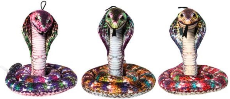 Pluszowa kobra – miękki wąż dla dzieci