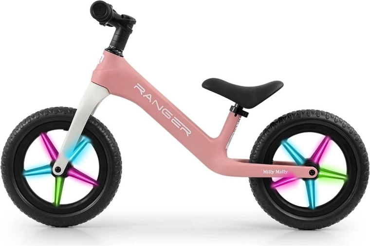 LED-owe szprychy obręczy i bezpieczne chwyty