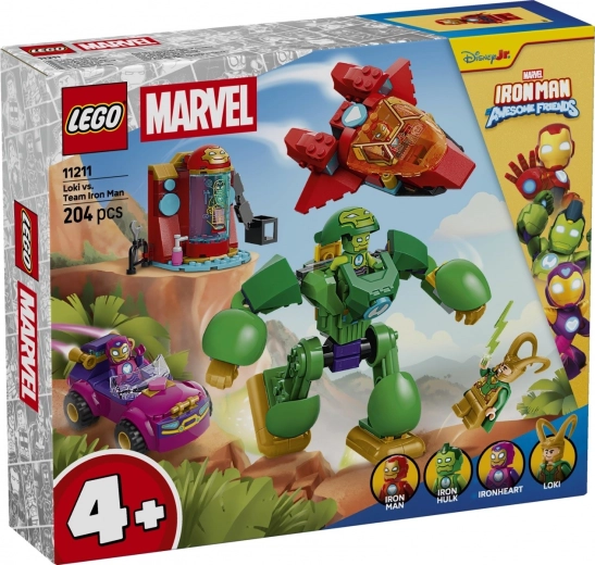 Zestaw LEGO Marvel Loki kontra drużyna Iron Mana