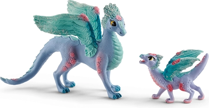 Kwiatowy smok z młodym Schleich Bayala