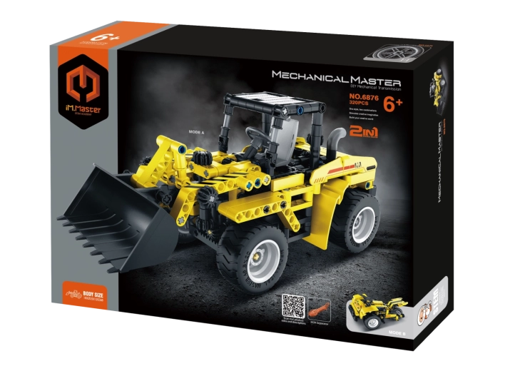 320 elementów do kreatywnego budowania i przeróbek