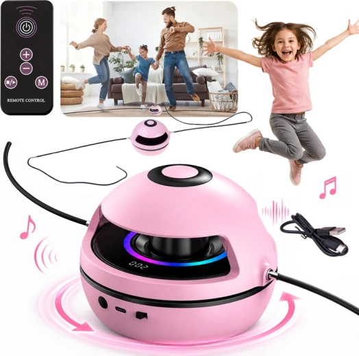 Elektryczna interaktywna skakanka z muzyką, Bluetooth, zdalnym sterowaniem i licznikiem - 1 sztuka