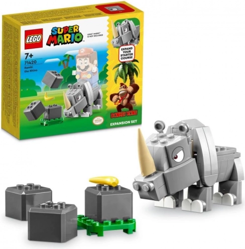 Nosorożec Rambi - Zestaw rozszerzający LEGO Super Mario