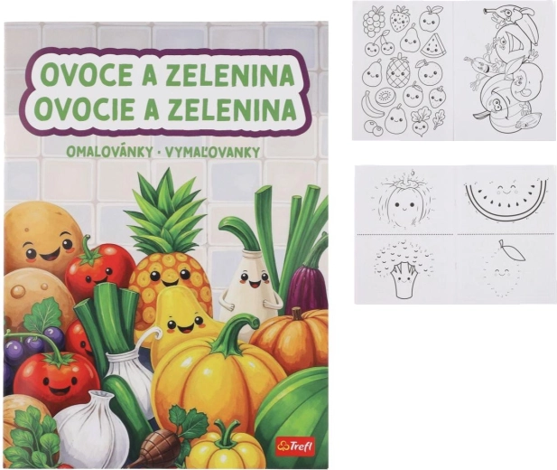 Kolorowanka owoce i warzywa