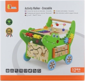 Drewniany aktywny chodzik krokodyl 12w1 VIGA