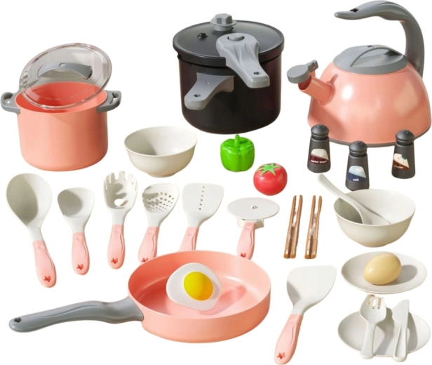 Realistyczne naczynia do prawdziwej zabawy w kucharza