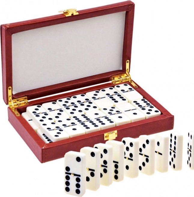 Klasyczna gra Domino w eleganckim pudełku