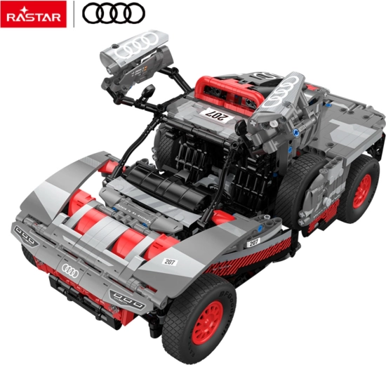 Zestaw konstrukcyjny modelu Audi RS Q e-tron RASTAR szary (1:8)