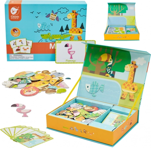 Magnetyczna układanka Zwierzęta CLASSIC WORLD