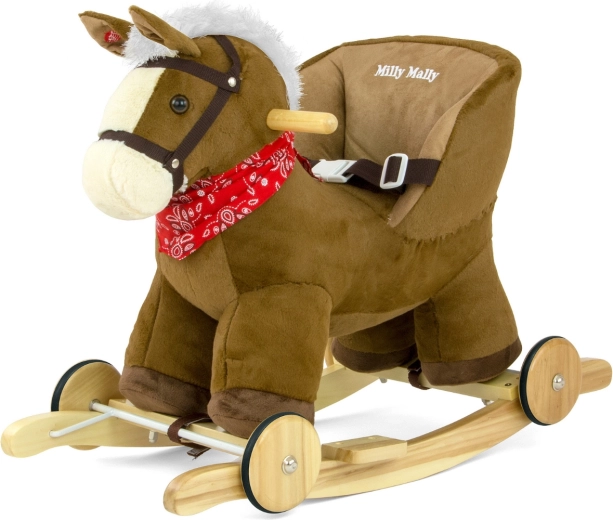 Milly Mally konik na biegunach Polly, ciemnobrązowy