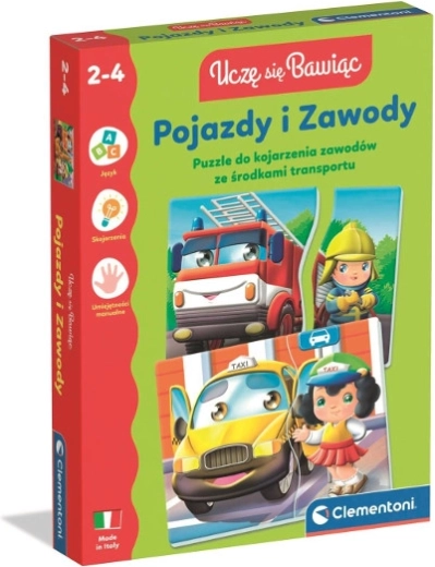 Pojazdy i zawody – edukacyjna gra dla najmłodszych
