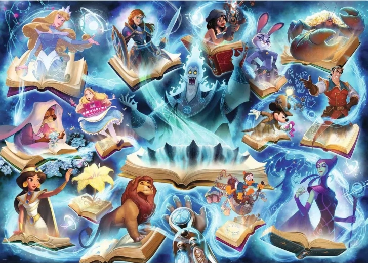 Ravensburger Puzzle Disney Lorcana Glimmers of the Realm – Safir (1000 elementów)