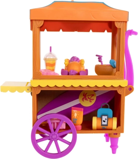 Wózek sprzedażowy Surf & Snacks na kółkach