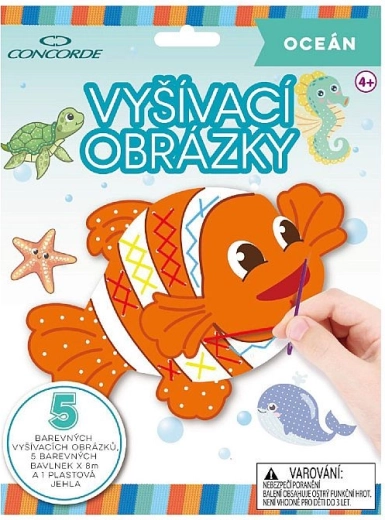 Zestaw do haftowania Ocean CONCORDE dla dzieci
