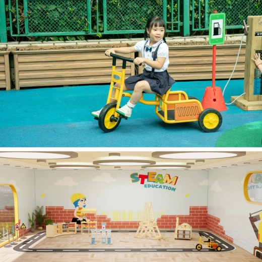 Stabilne, szerokie koła i wygodne sterowanie