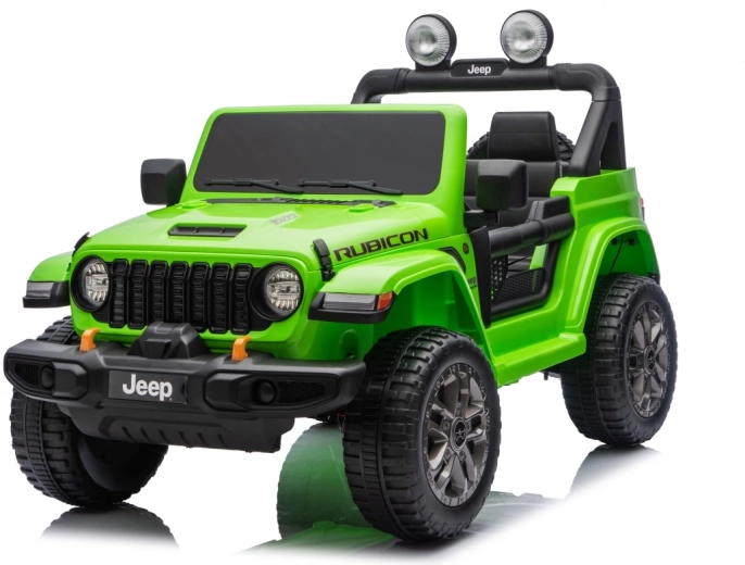 Dziecięcy samochód elektryczny Jeep Wrangler Rubicon LIFT zielony