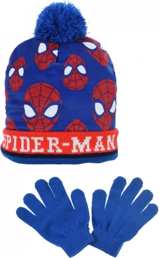 Dziecięca czapka i rękawiczki Spiderman
