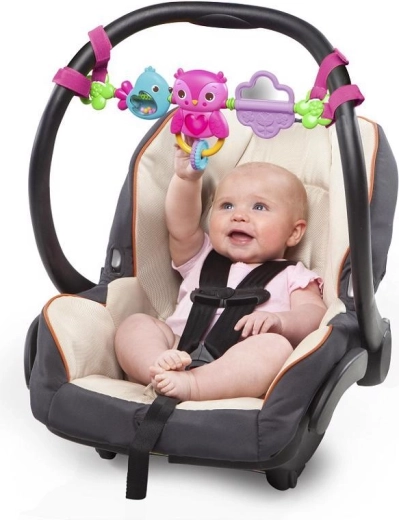 Grzechotka i bezpieczne lusterko